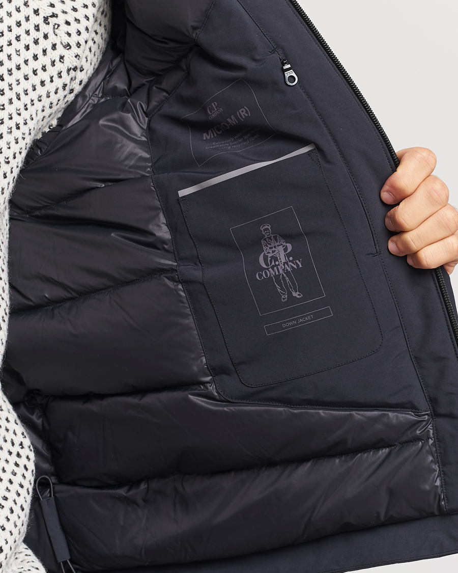 Homme | Manteaux Et Vestes | C.P. Company | Micro M Re-Cycled Hood Jacket Black