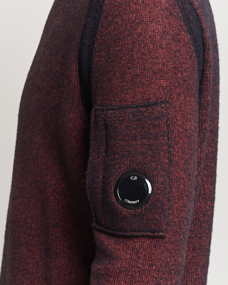 Homme | Pulls Et Tricots | C.P. Company | Fleece Knit Rollneck Red