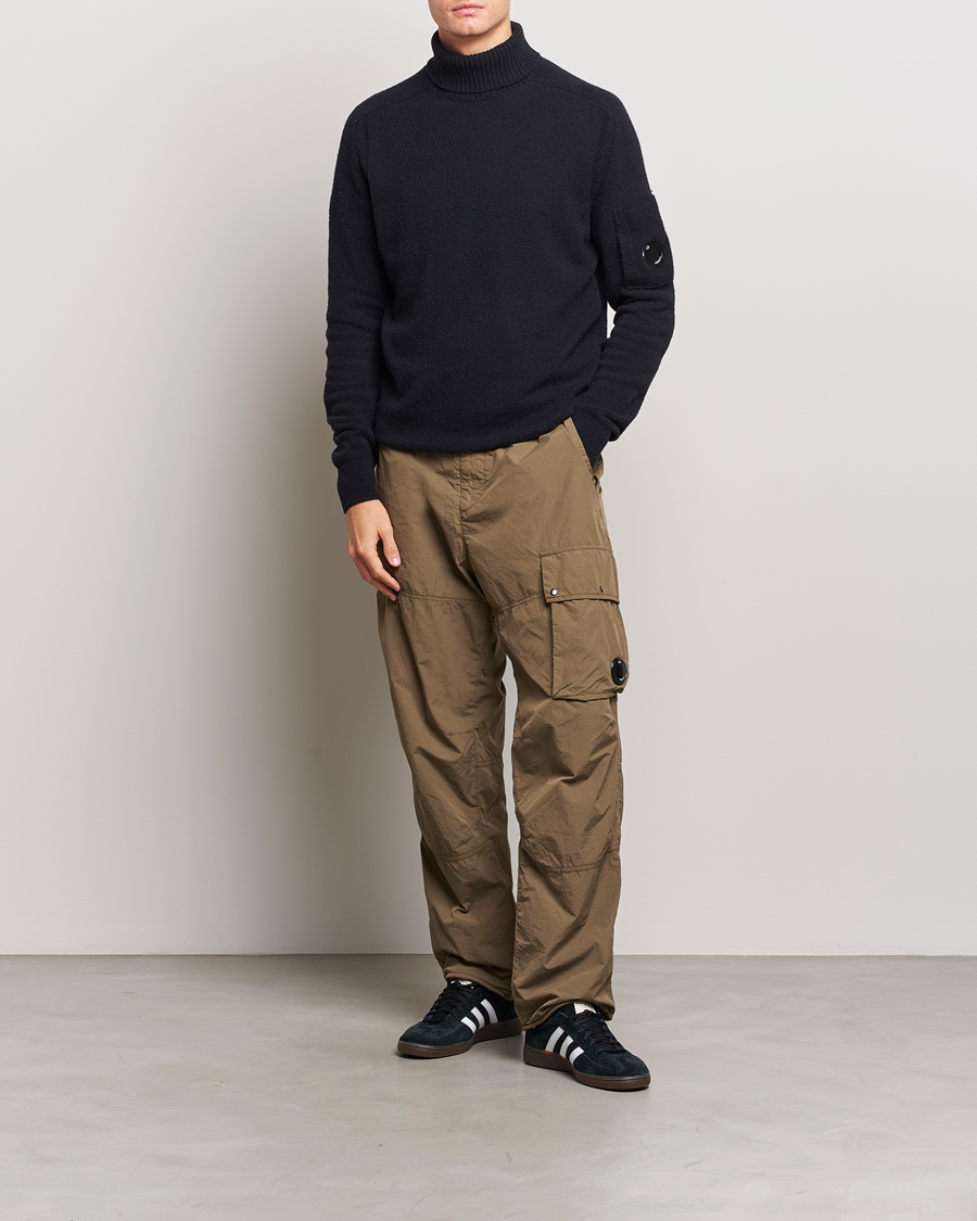 Homme | Pulls Et Tricots | C.P. Company | Fleece Knit Rollneck Black