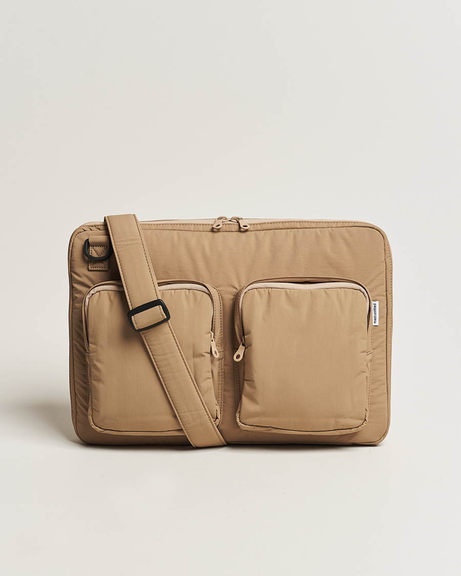 Heren | mazi untitled AM Case 02 Nylon Portfolio Beige | mazi untitled | AM Case 02 Nylon Portfolio Beige