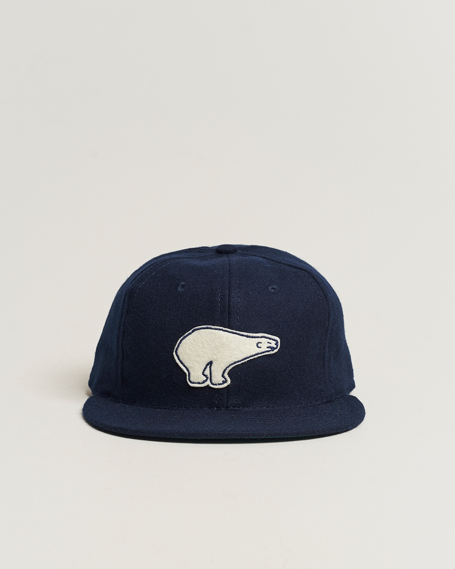Heren | Ebbets Field Flannels Made in USA Cervezeria Polar 1950 Vintage Ballcap Navy | Ebbets Field Flannels | Made in USA Cervezeria Polar 1950 Vintage Ballcap Navy