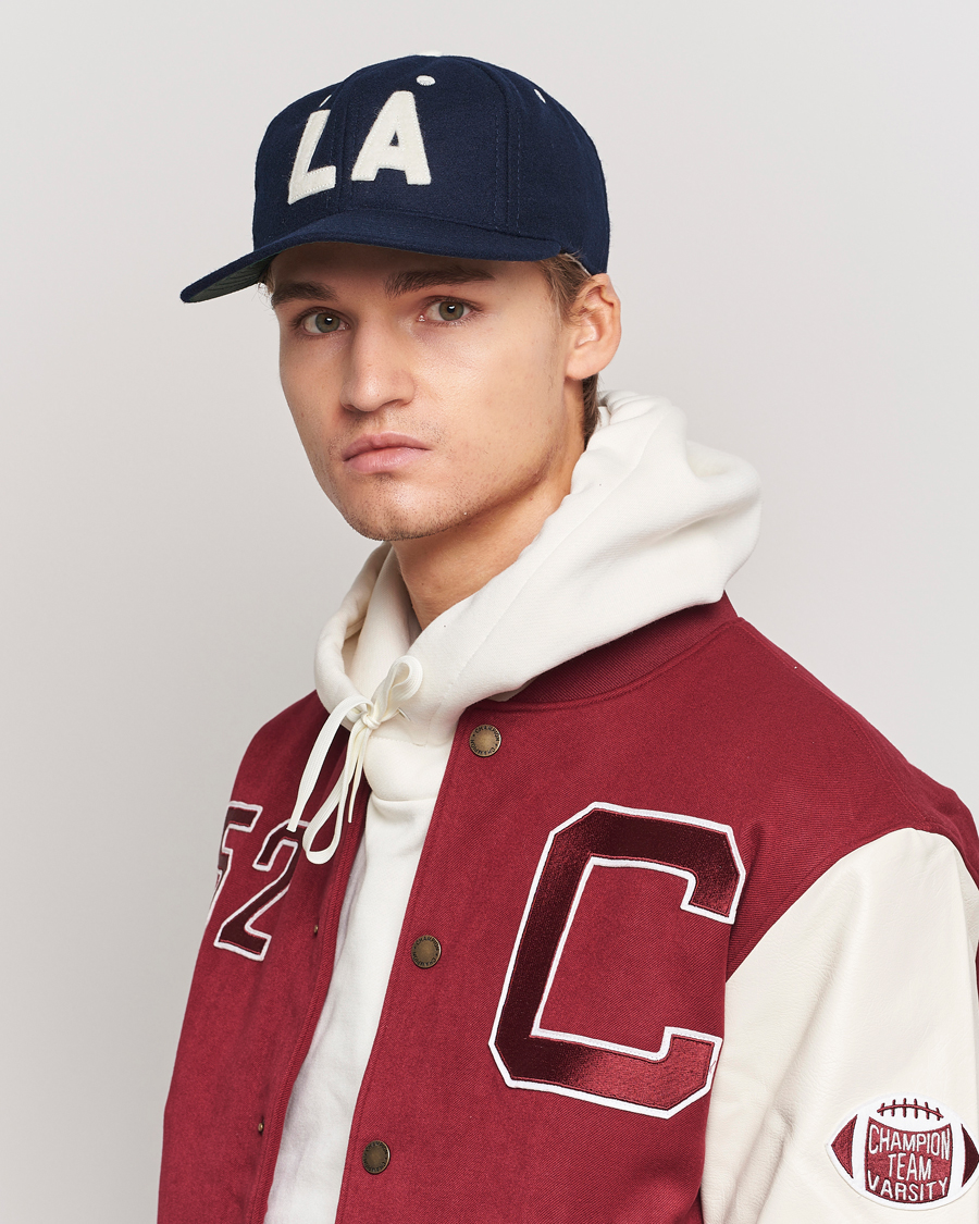 Heren | Ebbets Field Flannels Made in USA Los Angeles 1954 Vintage Ballcap Navy | Ebbets Field Flannels | Made in USA Los Angeles 1954 Vintage Ballcap Navy