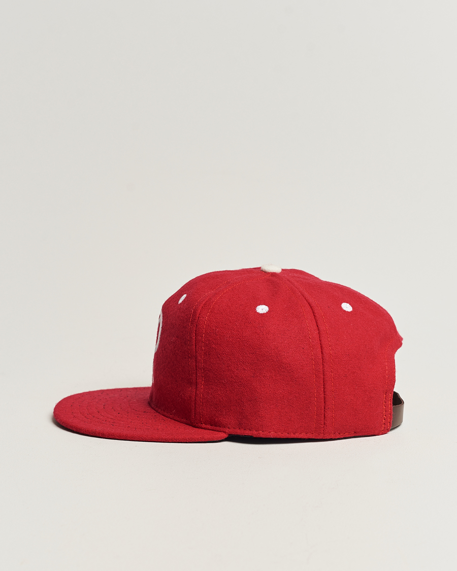 Homme | Ebbets Field Flannels Made in USA Seattle Rainiers 1955 Vintage Ballcap Red | Ebbets Field Flannels | Made in USA Seattle Rainiers 1955 Vintage Ballcap Red