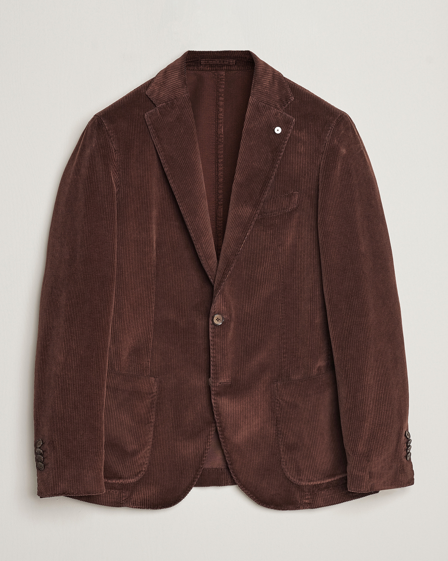 Heren | Blazers | L.B.M. 1911 | Jack Corduroy Blazer Brown