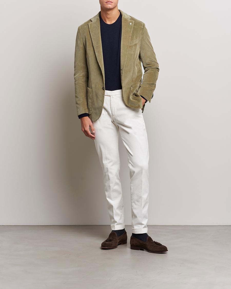 Homme | Blazers | L.B.M. 1911 | Jack Corduroy Blazer Olive