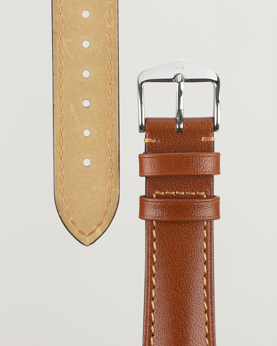 Heren | HIRSCH Siena Tuscan Leather Watch Strap Golden Brown | HIRSCH | Siena Tuscan Leather Watch Strap Golden Brown