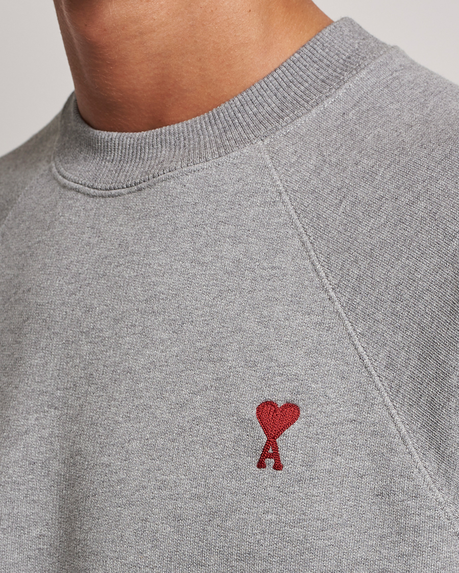 Homme | Pulls Et Tricots | AMI | Heart Logo Sweatshirt Heather Grey