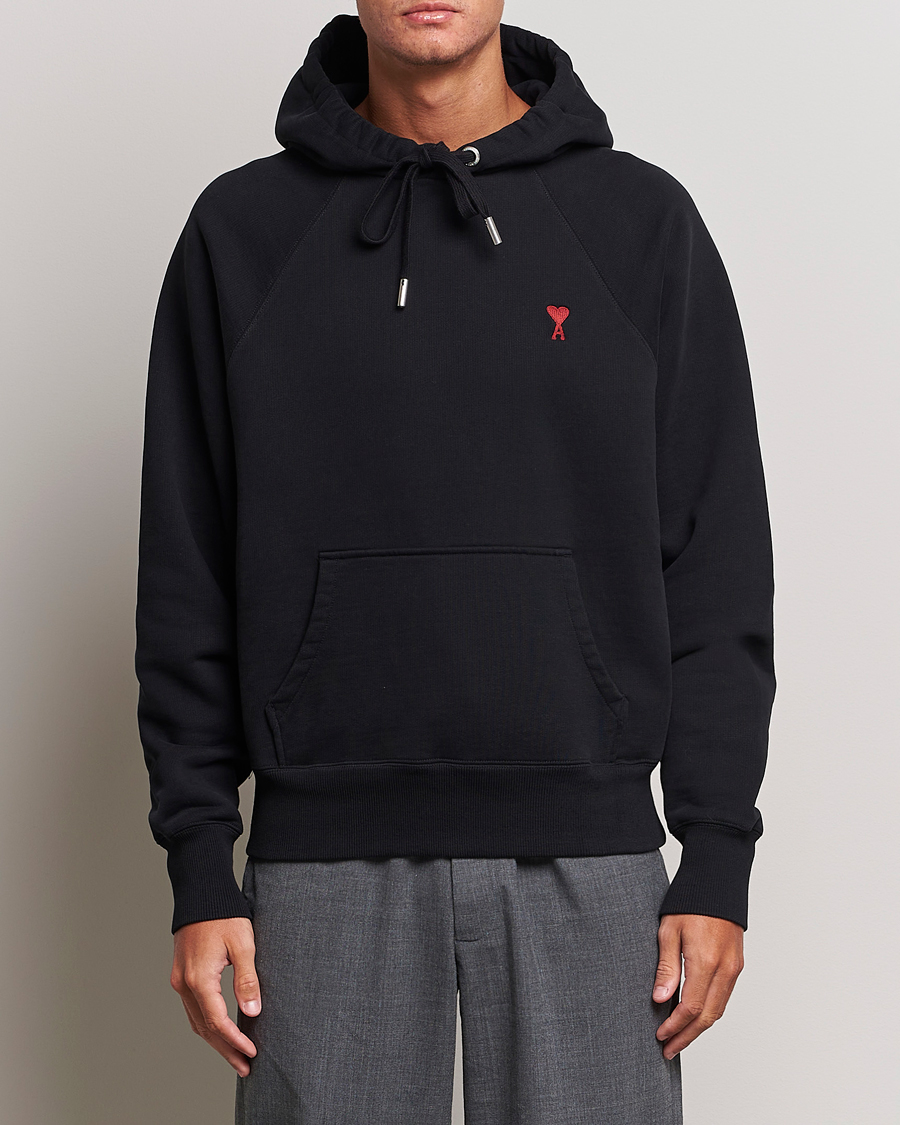 Homme | Pulls Et Tricots | AMI | Heart Logo Hoodie Black