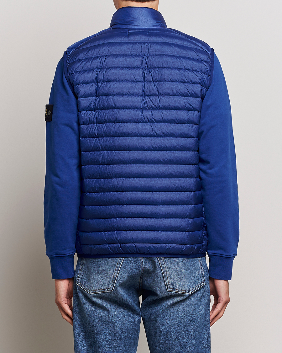 Homme | Manteaux Et Vestes | Stone Island | Recycled Nylon Down-TC Vest Bright Blue