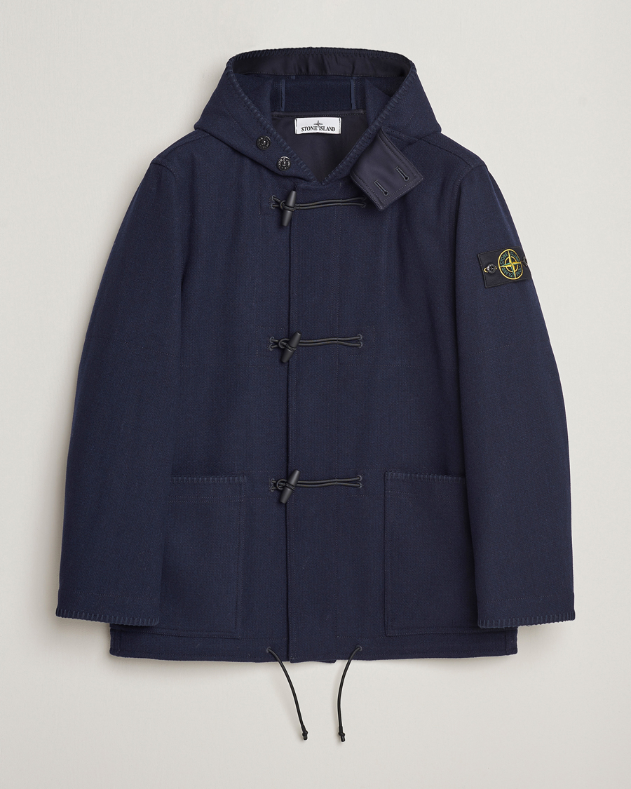 Homme | Manteaux Et Vestes | Stone Island | Panno Speciale Dufflejacket Blue Marine