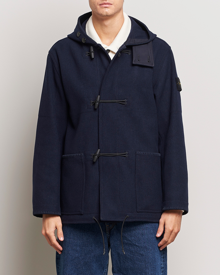 Homme | Manteaux Et Vestes | Stone Island | Panno Speciale Dufflejacket Blue Marine