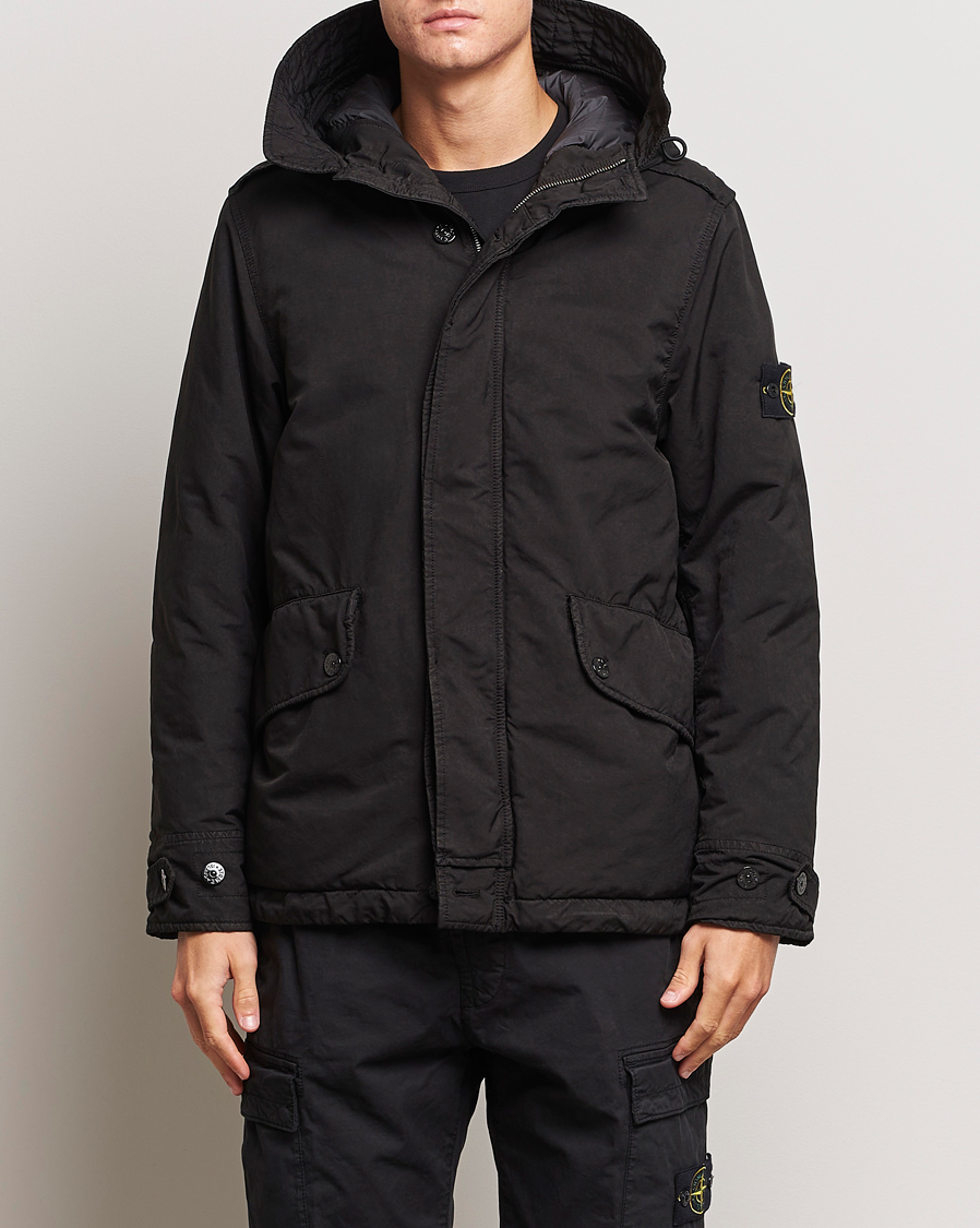 Homme | Manteaux Et Vestes | Stone Island | David-TC Hooded jacket Black
