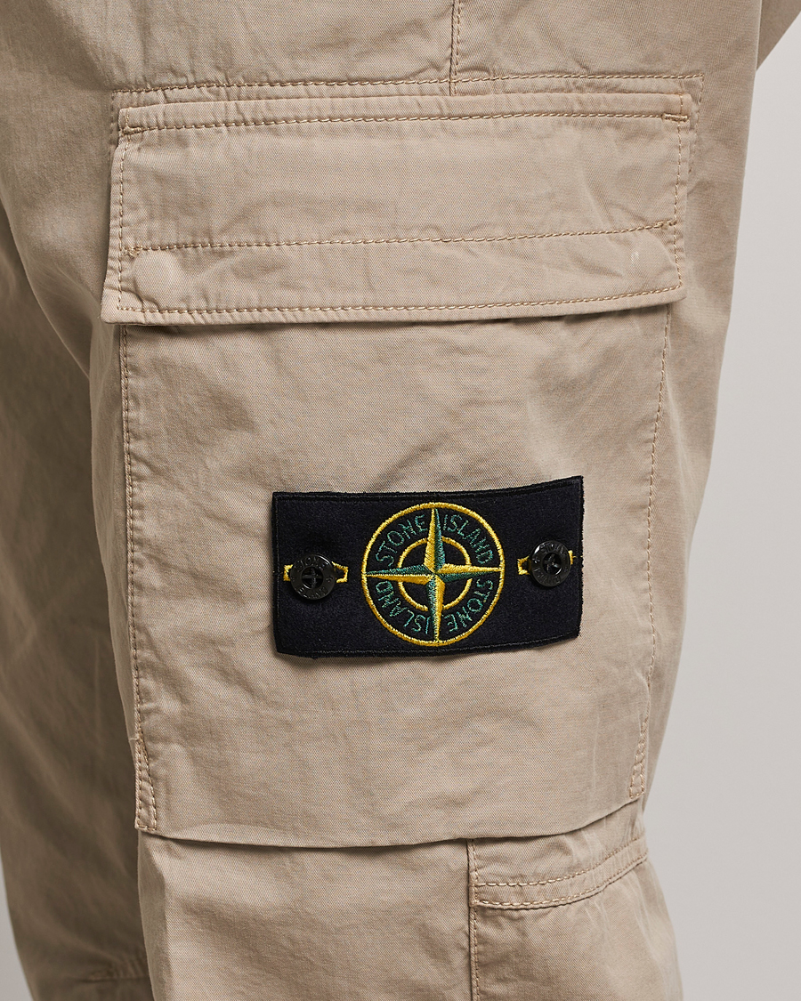 Homme | Pantalons | Stone Island | Stretch Cotton Gabardine Trousers Sand