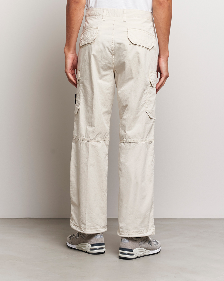 Homme | Pantalons | Stone Island | Stretch Cotton Gabardine Cargo Pants Plaster