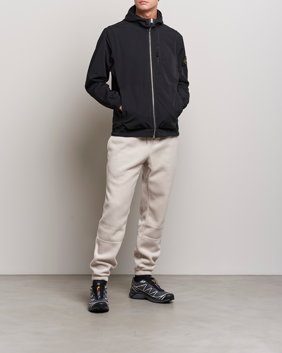 Homme | Pulls Et Tricots | Stone Island | Garment Dyed Recycled Nylon Full Zip Black