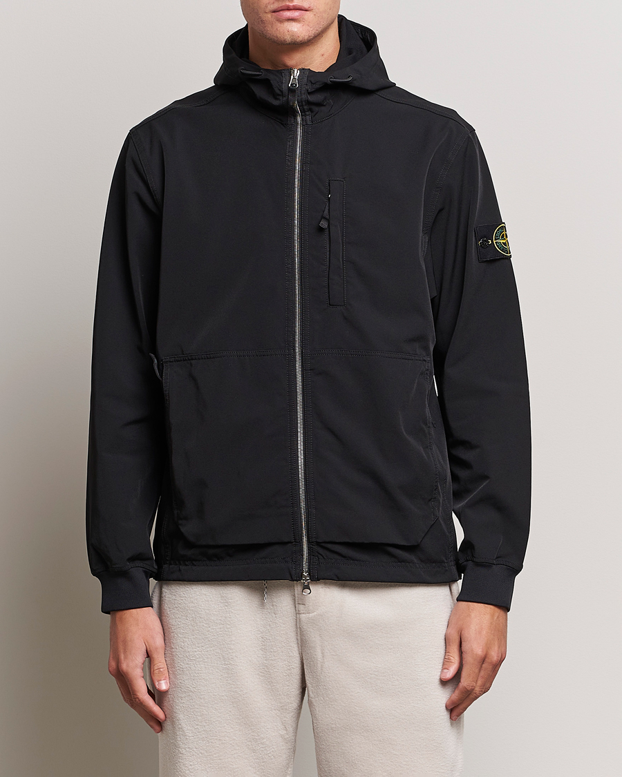 Homme | Pulls Et Tricots | Stone Island | Garment Dyed Recycled Nylon Full Zip Black