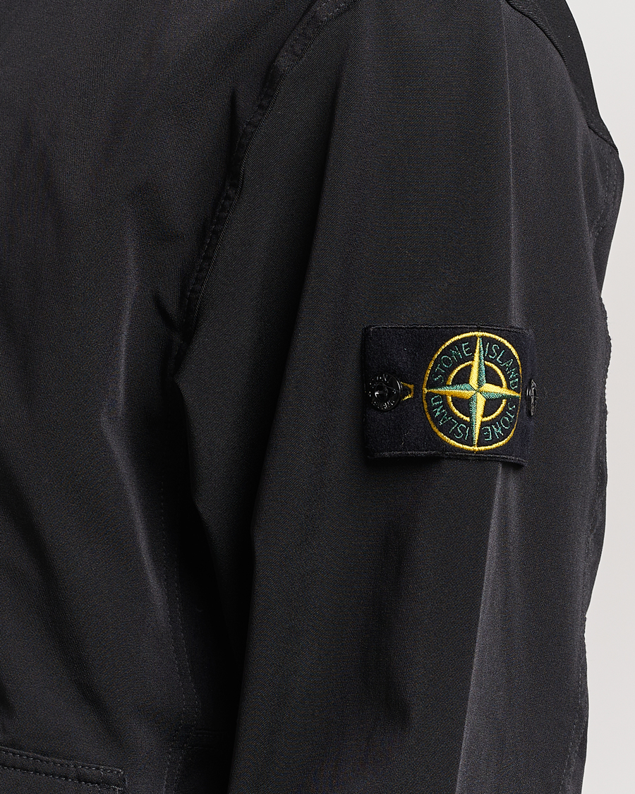 Homme | Pulls Et Tricots | Stone Island | Garment Dyed Recycled Nylon Full Zip Black