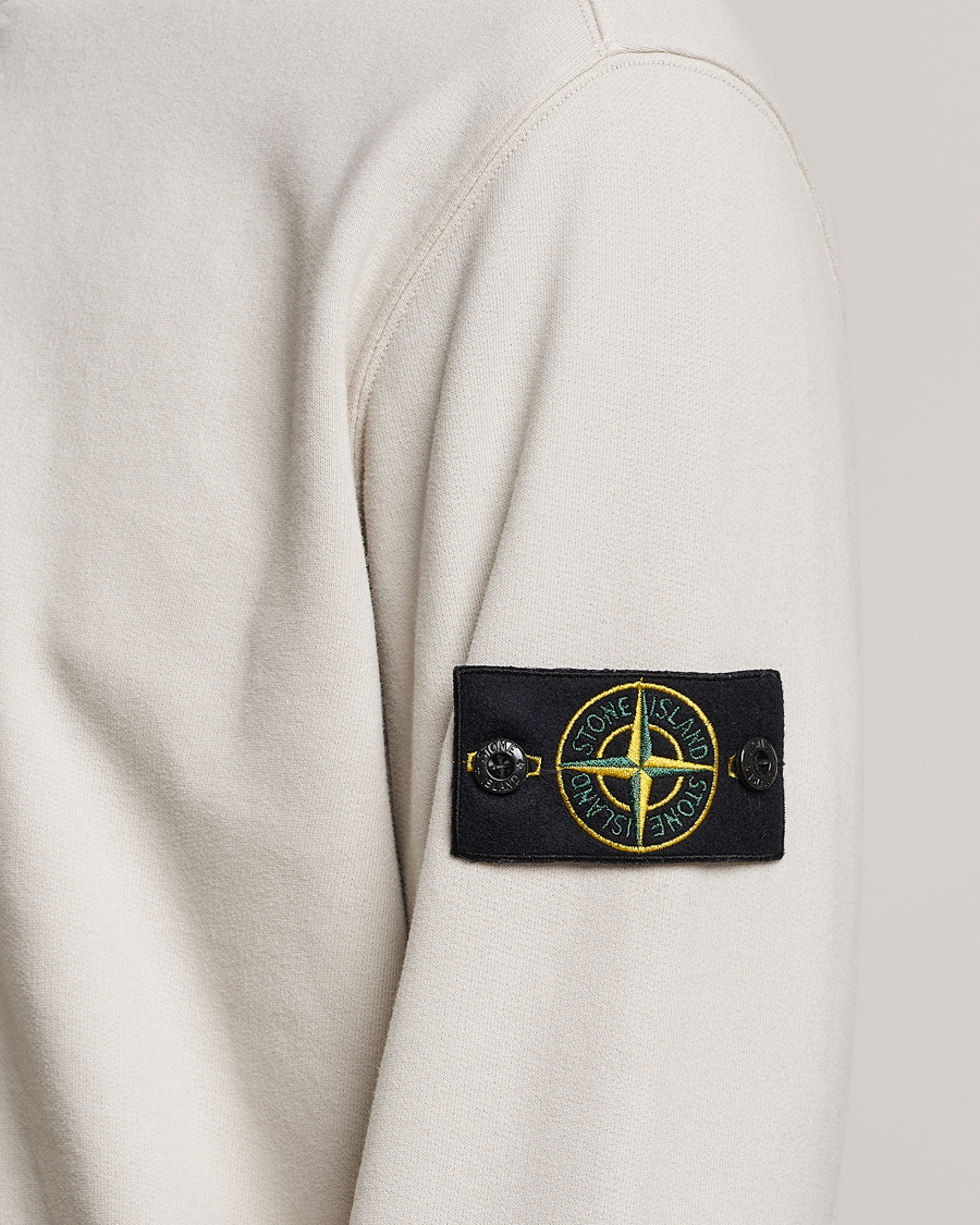 Homme | Pulls Et Tricots | Stone Island | Garment Dyed Fleece Half Zip Plaster