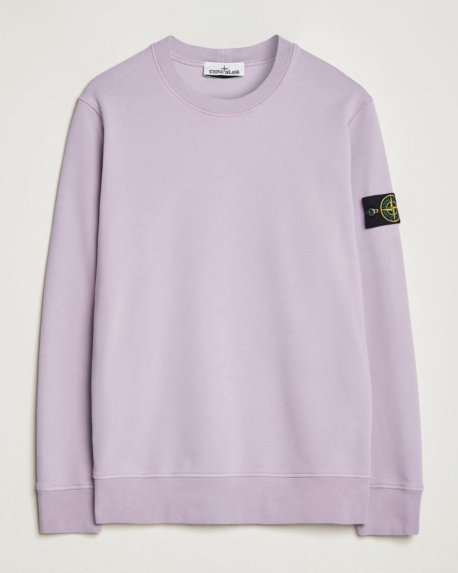 Homme | Pulls Et Tricots | Stone Island | Garment Dyed Fleece Sweatshirt Lavender