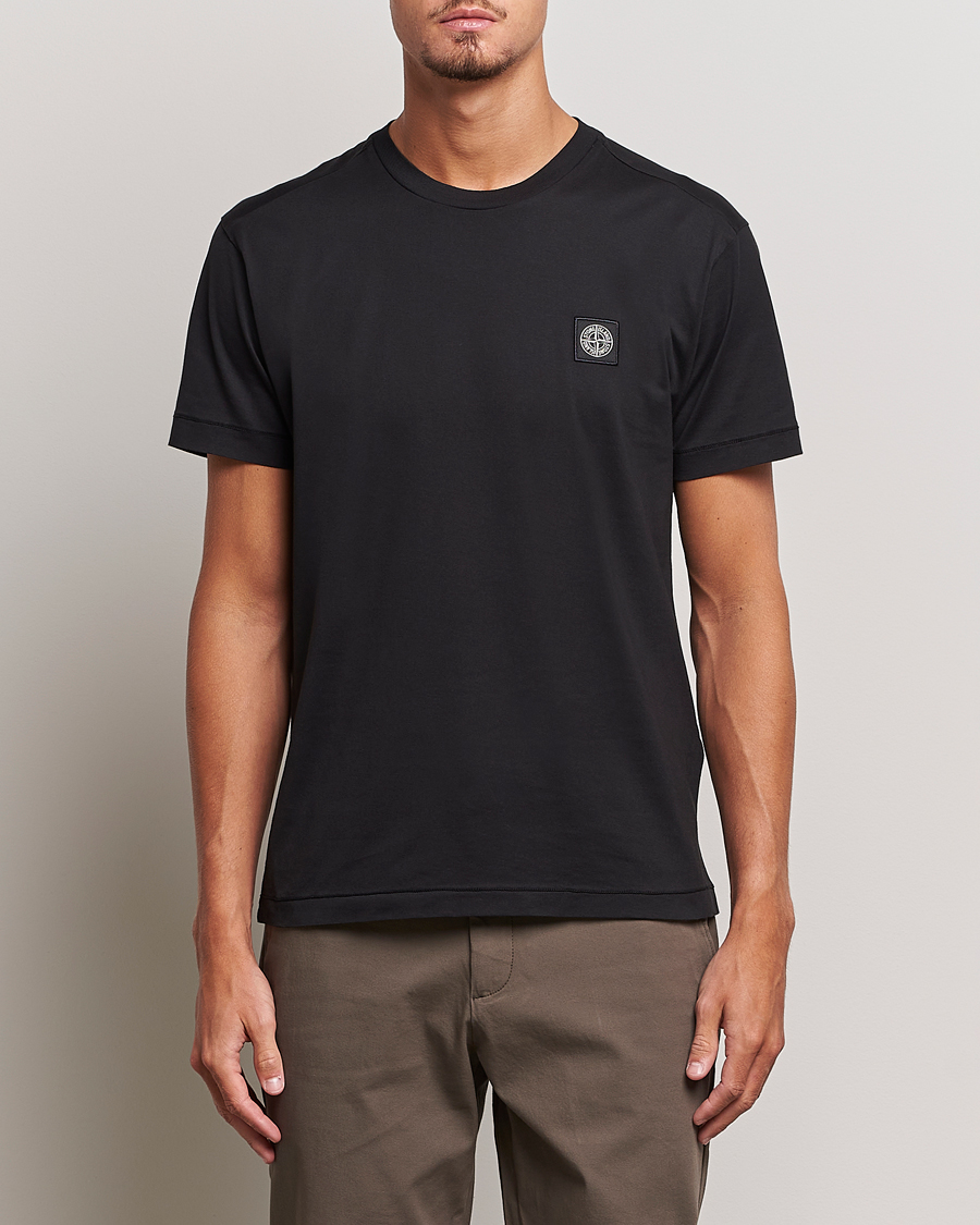 Homme | T-shirts | Stone Island | Garment Dyed Jersey T-Shirt Black