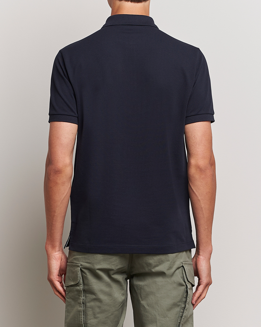 Homme | Polos | Stone Island | Cotton Pique Polo Navy Blue