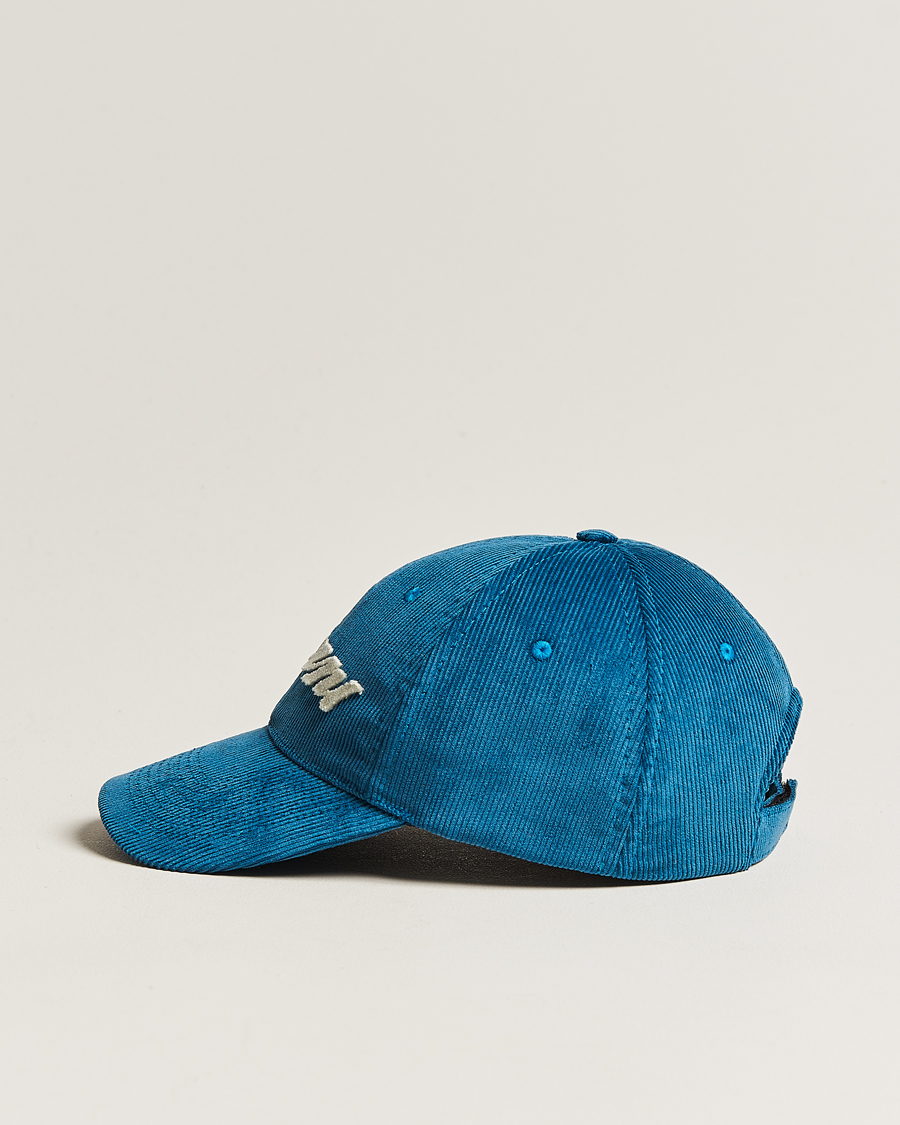Heren | Marni Wale Corduroy Baseball Cap Royal | Marni | Wale Corduroy Baseball Cap Royal