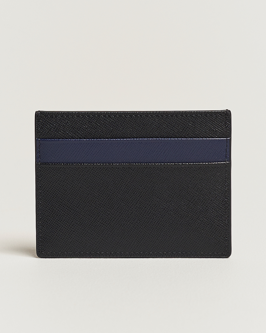Homme | Marni Saffiano Leather Cardholder Blublack | Marni | Saffiano Leather Cardholder Blublack