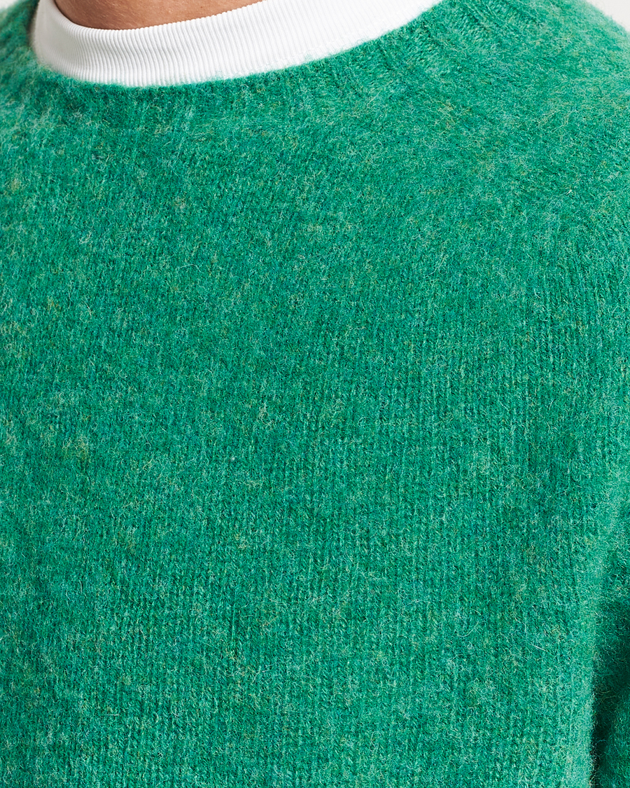 Heren | Truien | Howlin' | Brushed Wool Sweater Greendream