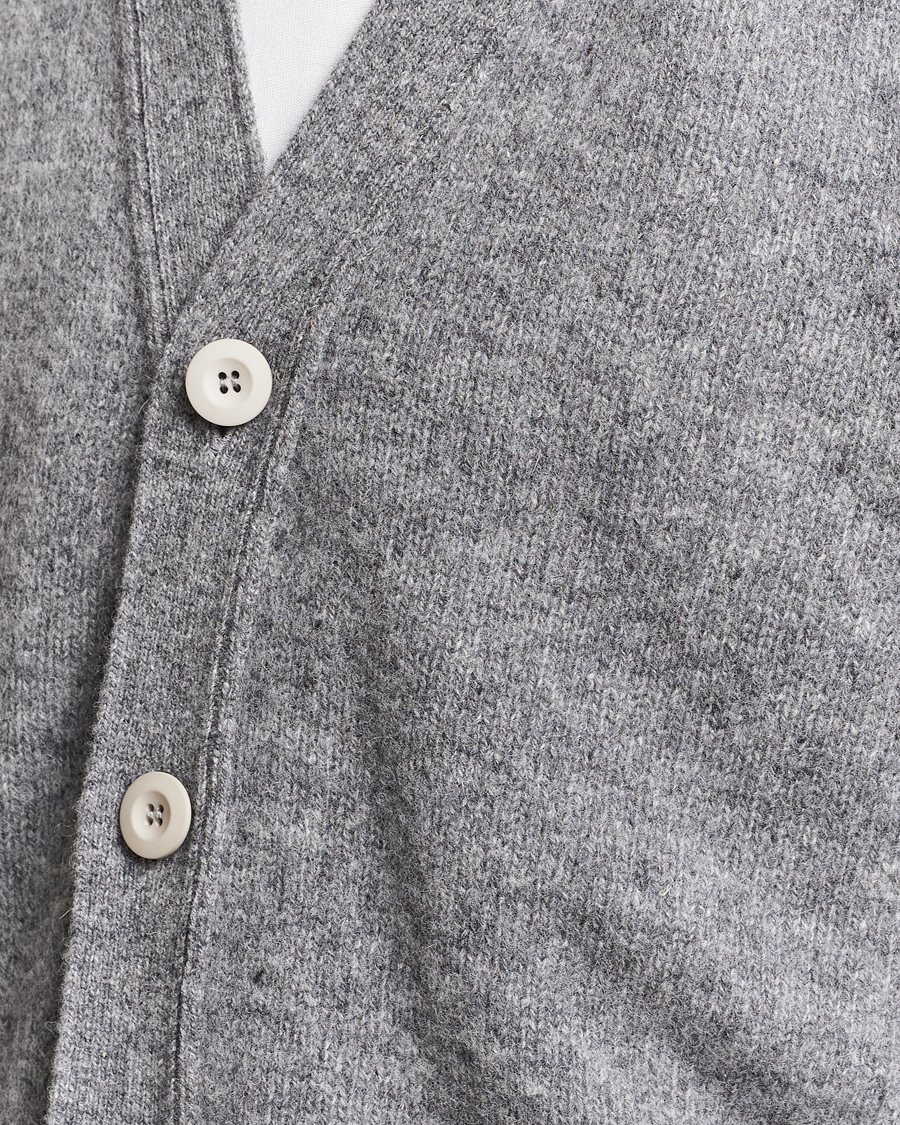 Homme | Pulls Et Tricots | Howlin' | Shaggy Bear Cardigan Med Grey