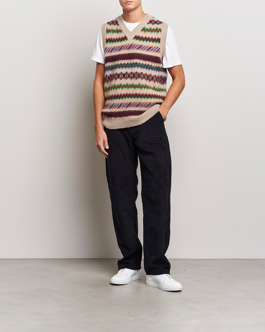 Homme | Pulls Et Tricots | Howlin' | Brushed Wool Vest Biscuit