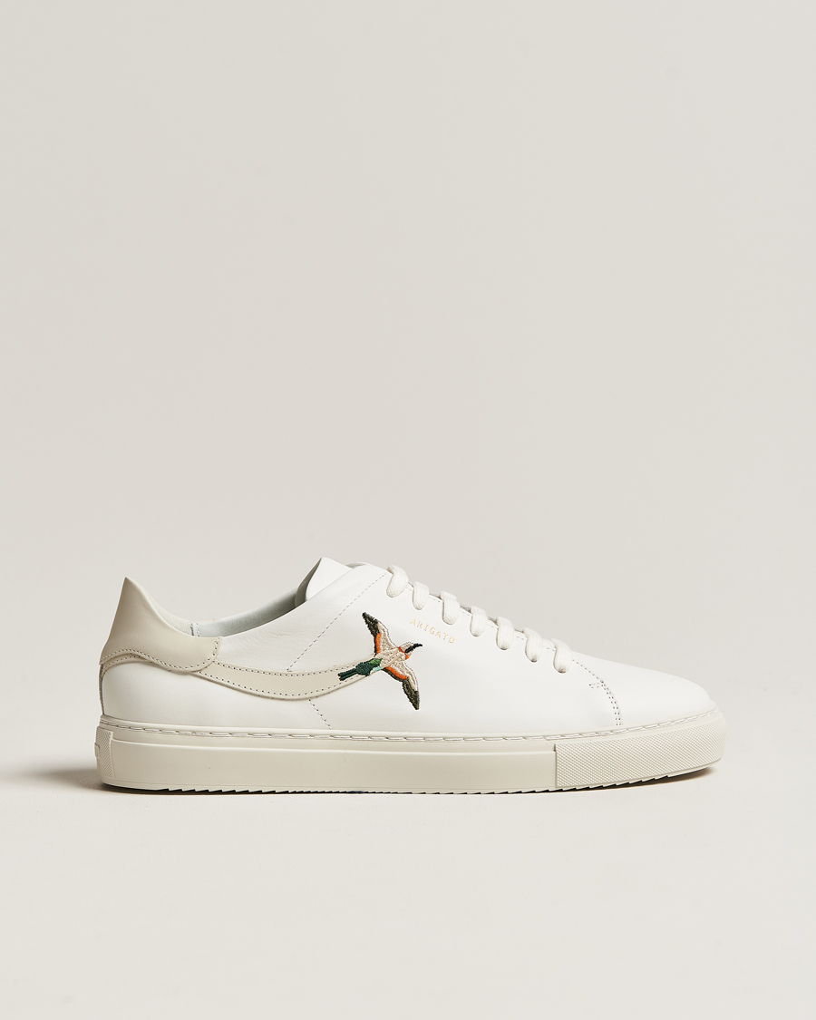 Homme | Axel Arigato Clean 90 Striped Bee Bird Sneaker White | Axel Arigato | Clean 90 Striped Bee Bird Sneaker White