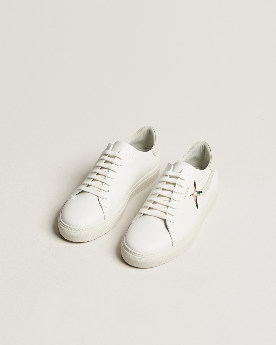 Homme | Axel Arigato Clean 90 Striped Bee Bird Sneaker White | Axel Arigato | Clean 90 Striped Bee Bird Sneaker White
