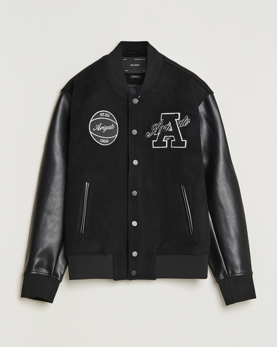 Homme | Manteaux Et Vestes | Axel Arigato | Hudson Varisty Jacket Black