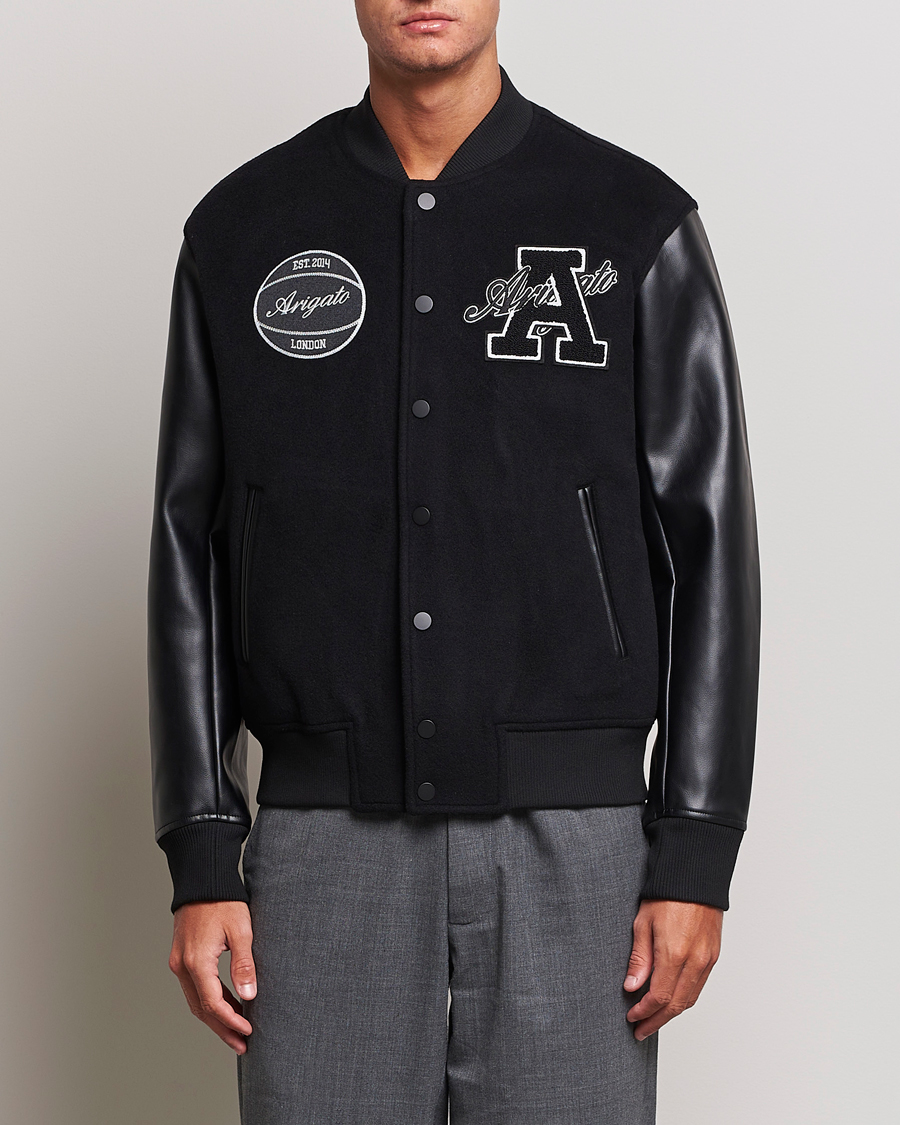 Homme | Manteaux Et Vestes | Axel Arigato | Hudson Varisty Jacket Black