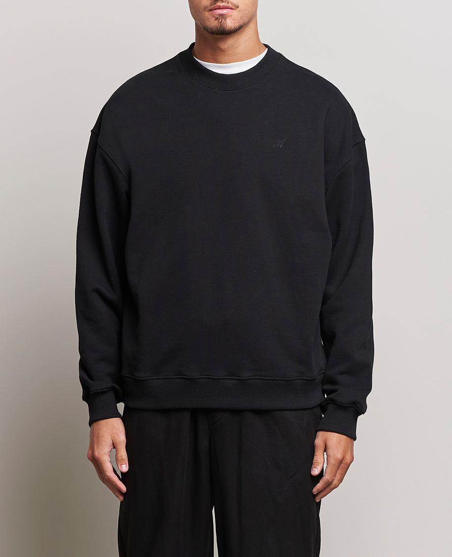Homme | Pulls Et Tricots | Axel Arigato | Honor Crew Neck Sweatshirt Black