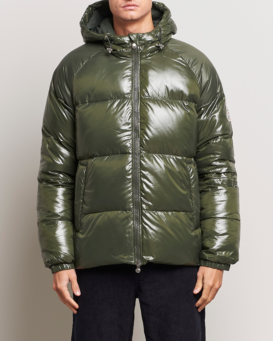 Heren | Jassen | Pyrenex | Sten Hooded Puffer Jacket Deep Khaki
