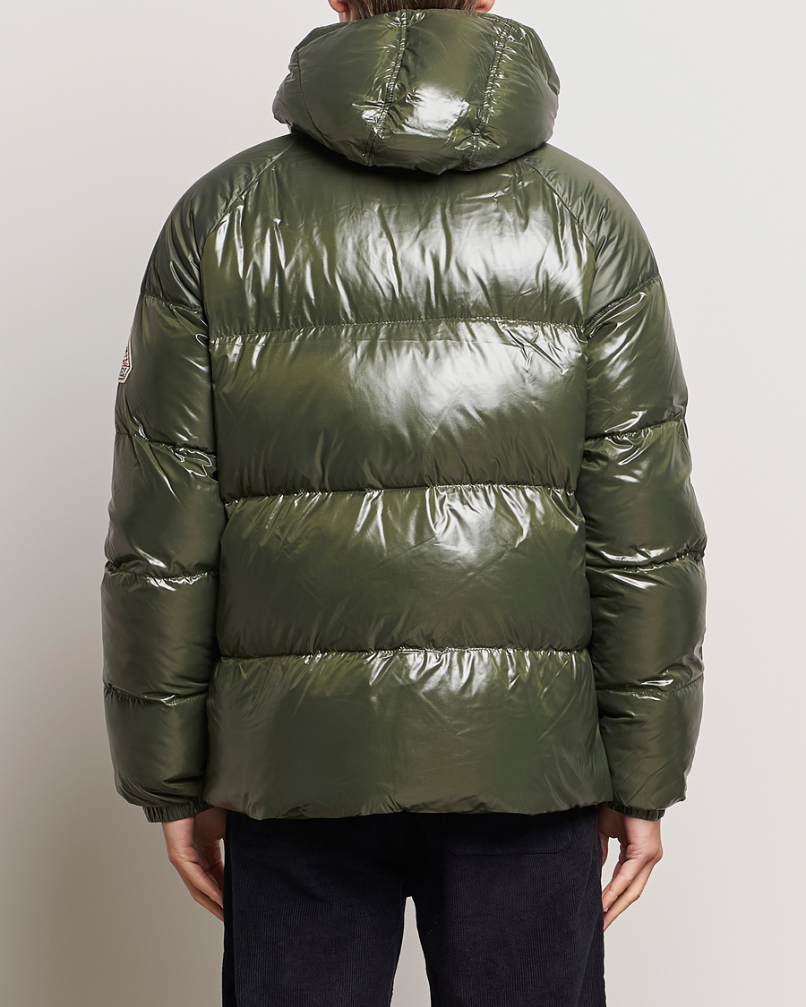 Heren | Jassen | Pyrenex | Sten Hooded Puffer Jacket Deep Khaki