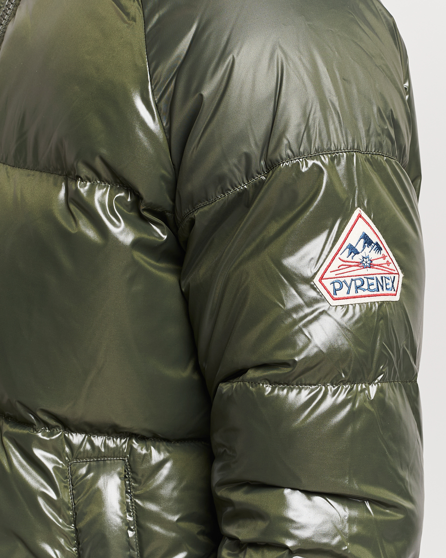 Heren | Jassen | Pyrenex | Sten Hooded Puffer Jacket Deep Khaki