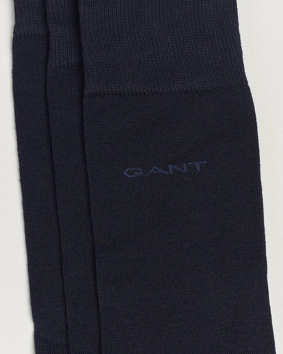 Heren | Ondergoed | Gant | 3-Pack Cotton Socks Marine