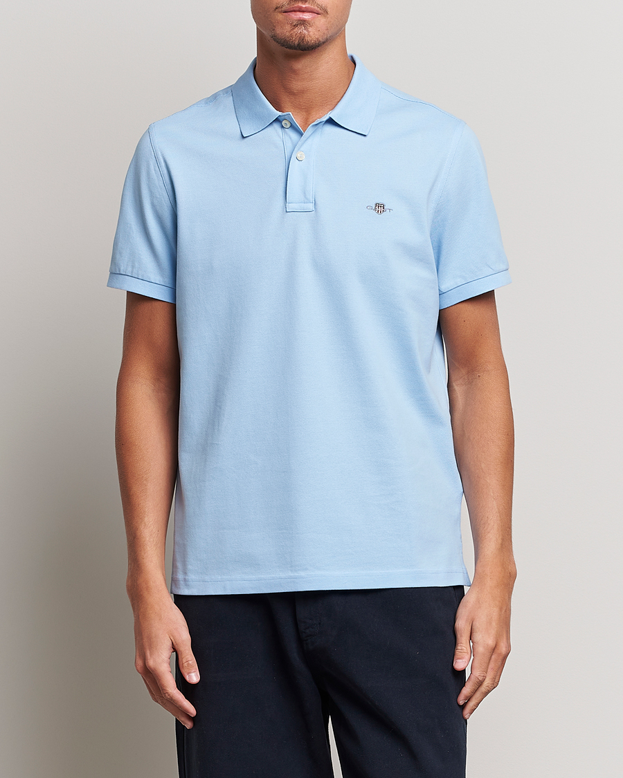 Heren | Polo's | Gant | The Original Polo Capri Blue