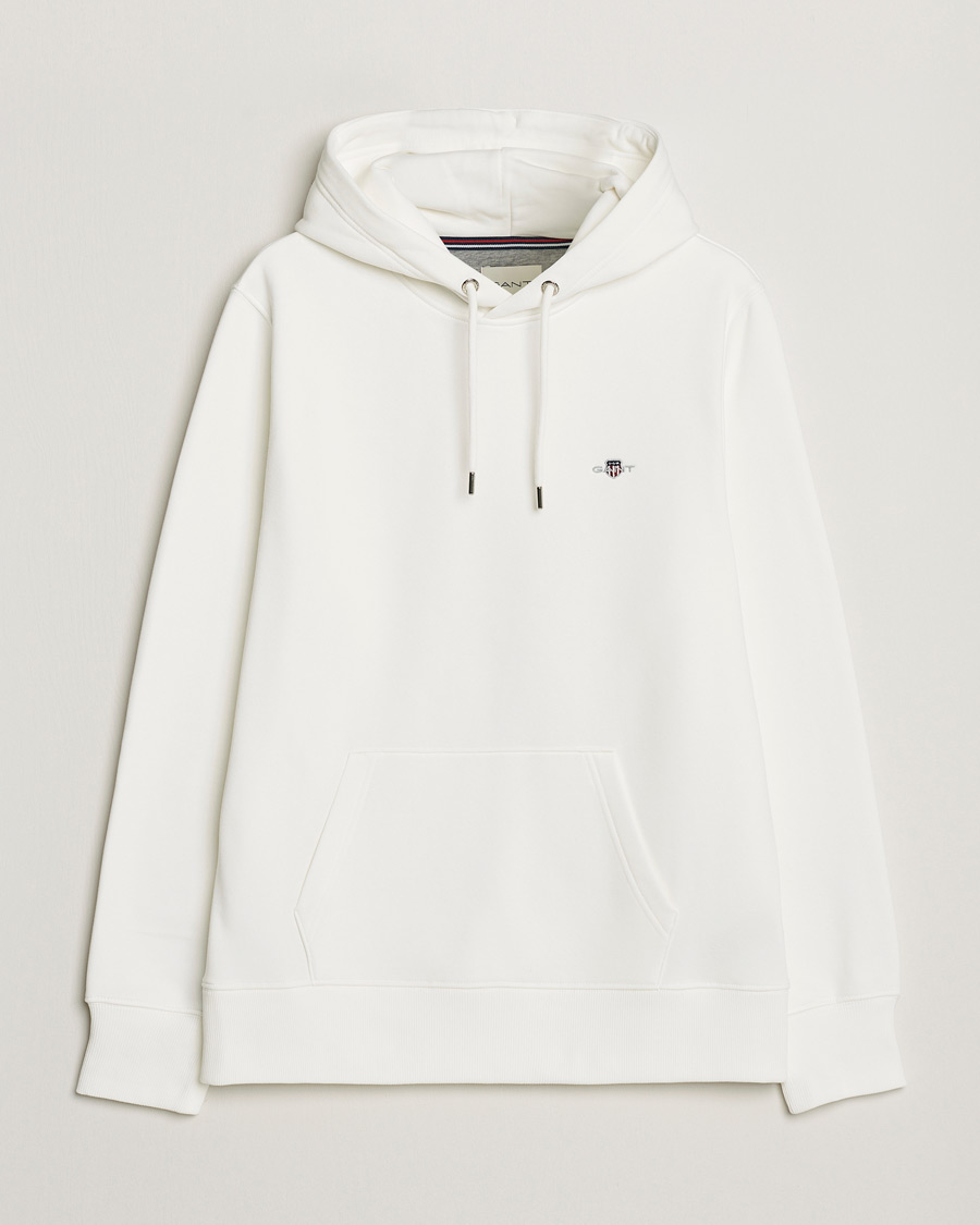 Heren | Truien | GANT | Original Shield Logo Hoodie Eggshell