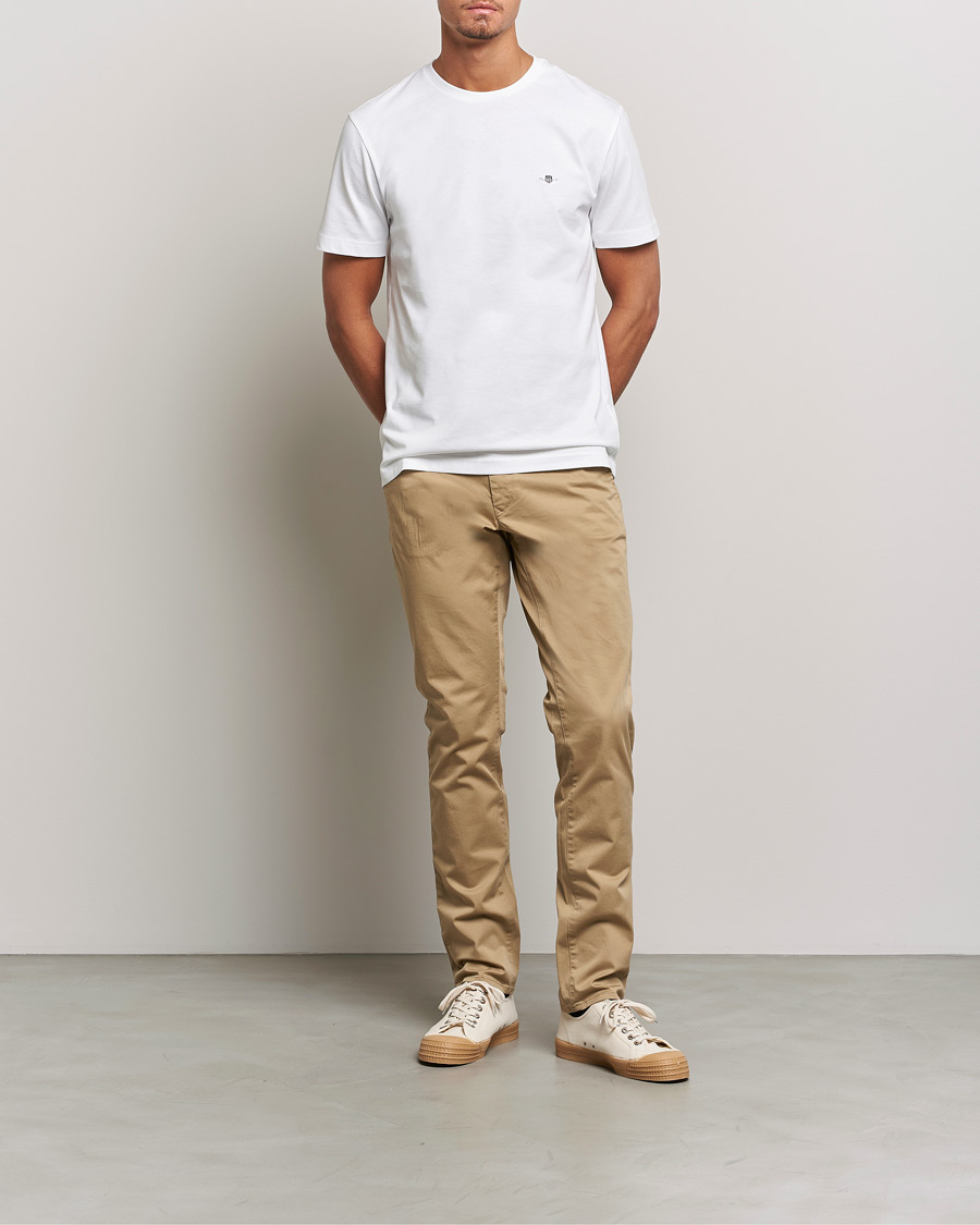 Heren | T-shirts | Gant | The Original Solid T-Shirt White