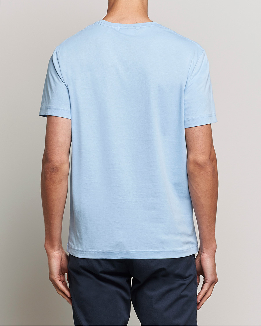 Heren | T-shirts | Gant | The Original Solid T-Shirt Capri Blue
