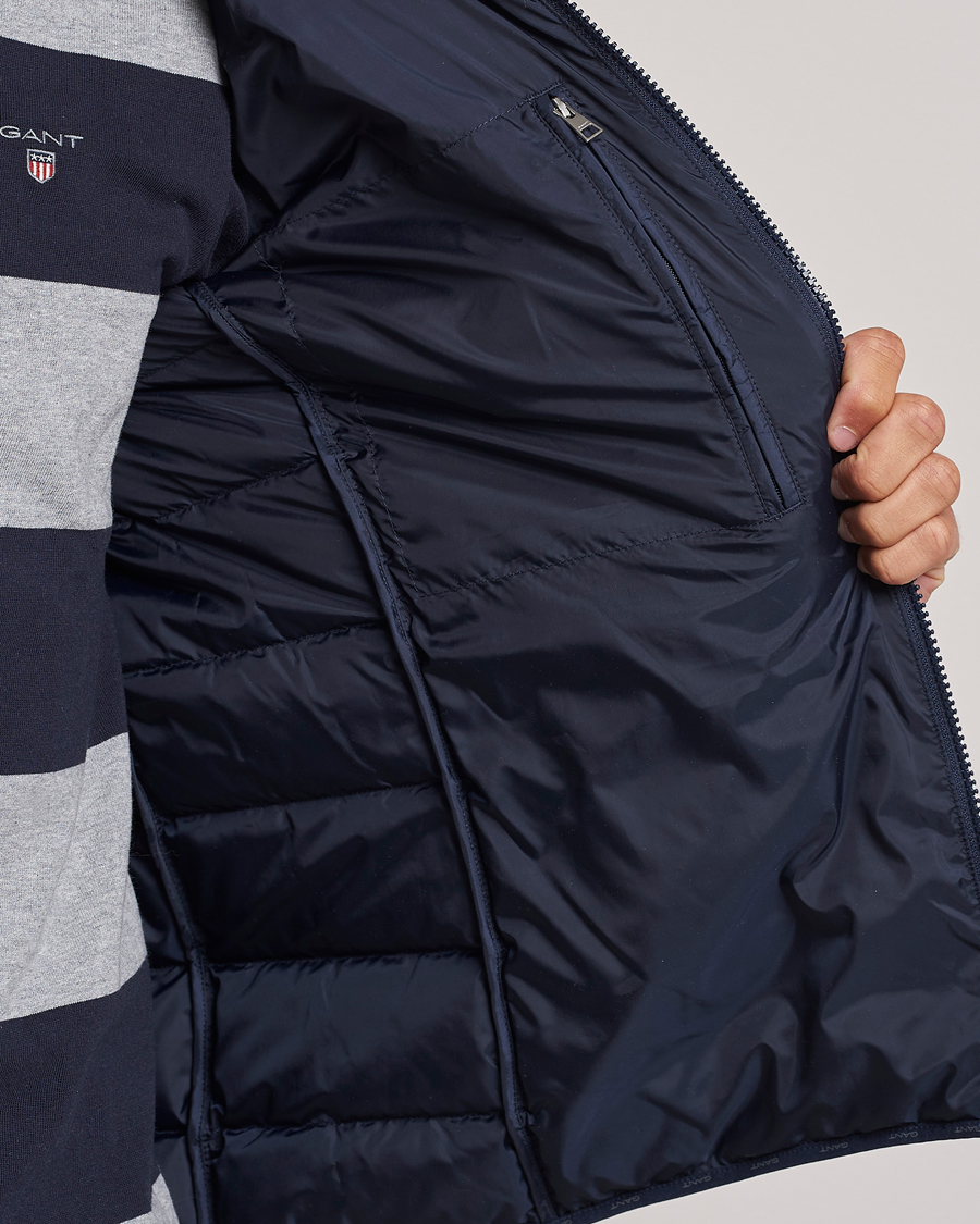 Heren | Jassen | Gant | The Light Down Jacket Evening Blue