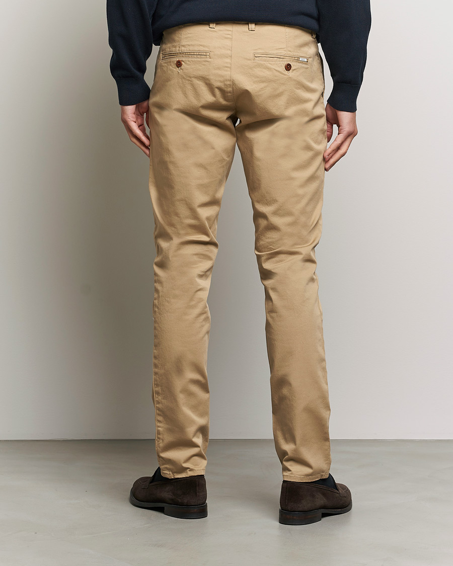 Homme | Pantalons | Gant | Slim Fit Twill Chino Dark Khaki