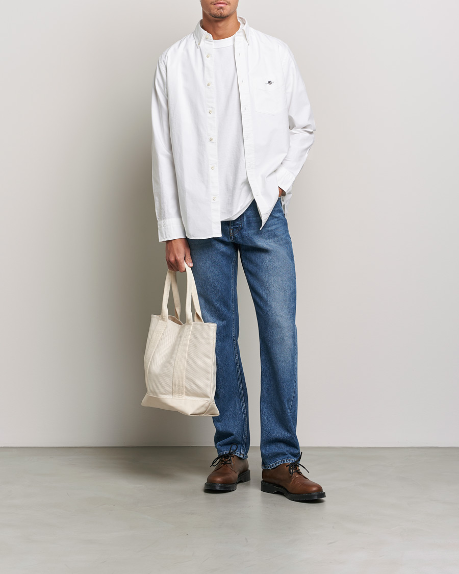 Homme | Chemises | Gant | Regular Fit Oxford Shirt White
