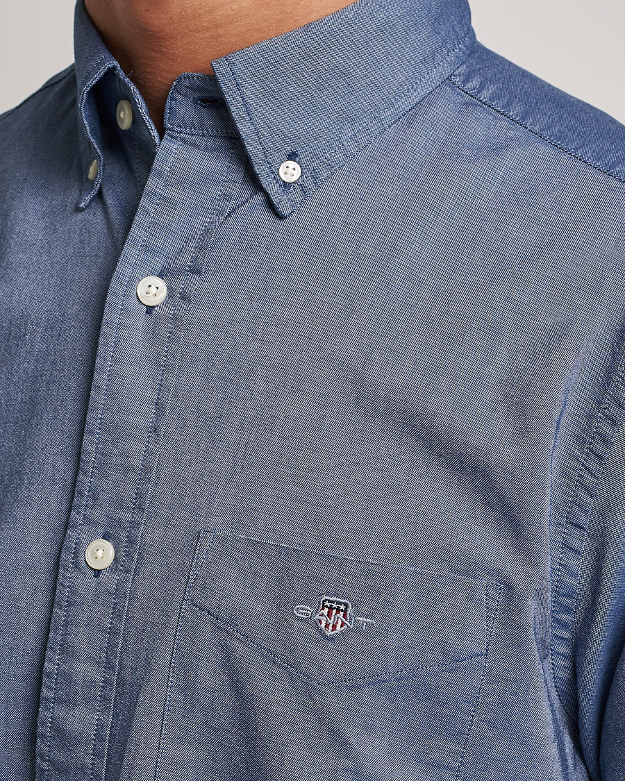 Homme | Chemises | GANT | Regular Fit Oxford Shirt Persian Blue