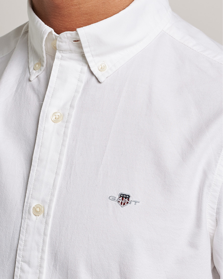 Heren | Overhemden | Gant | Slim Fit Oxford Shirt White
