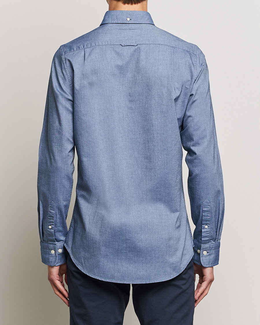 Heren | Overhemden | Gant | Slim Fit Oxford Shirt Persian Blue