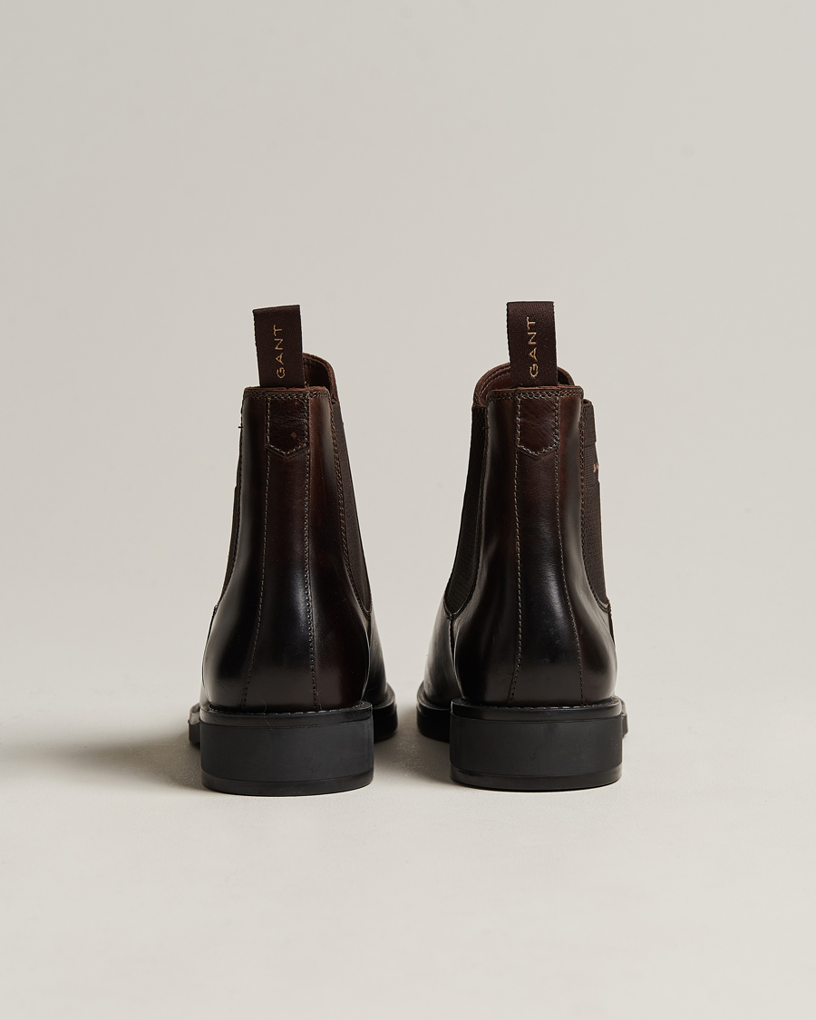 Homme | GANT Prepdale Leather Chelsea Boot Dark Brown | GANT | Prepdale Leather Chelsea Boot Dark Brown